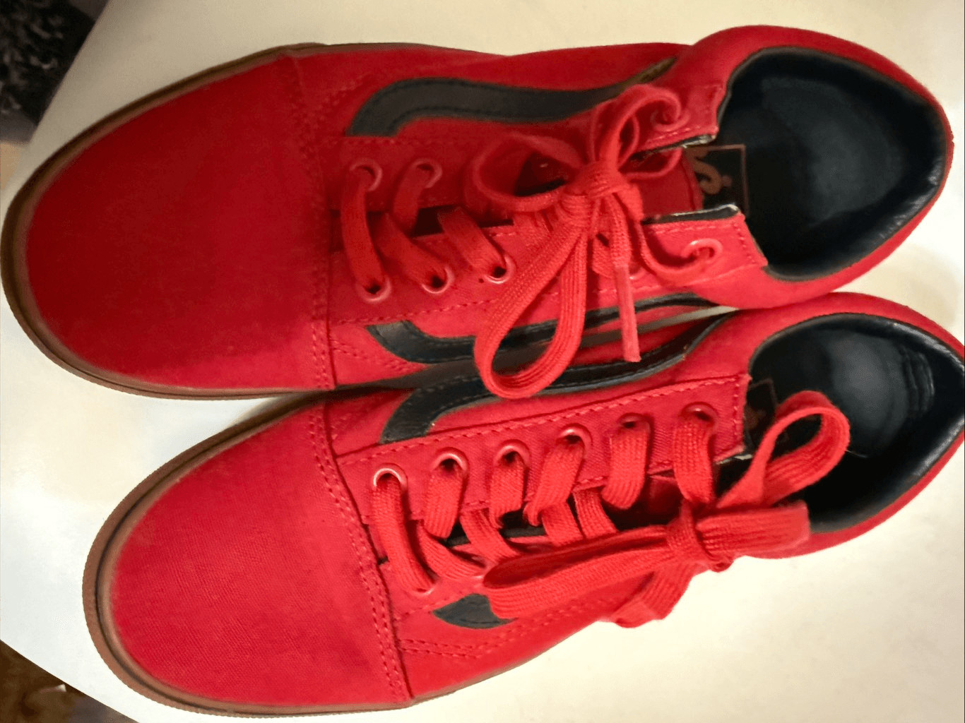 Vans Unisex Old Skool Skateboarding Canvas Sneakers Red Men 5.5/Women 7 NWOT