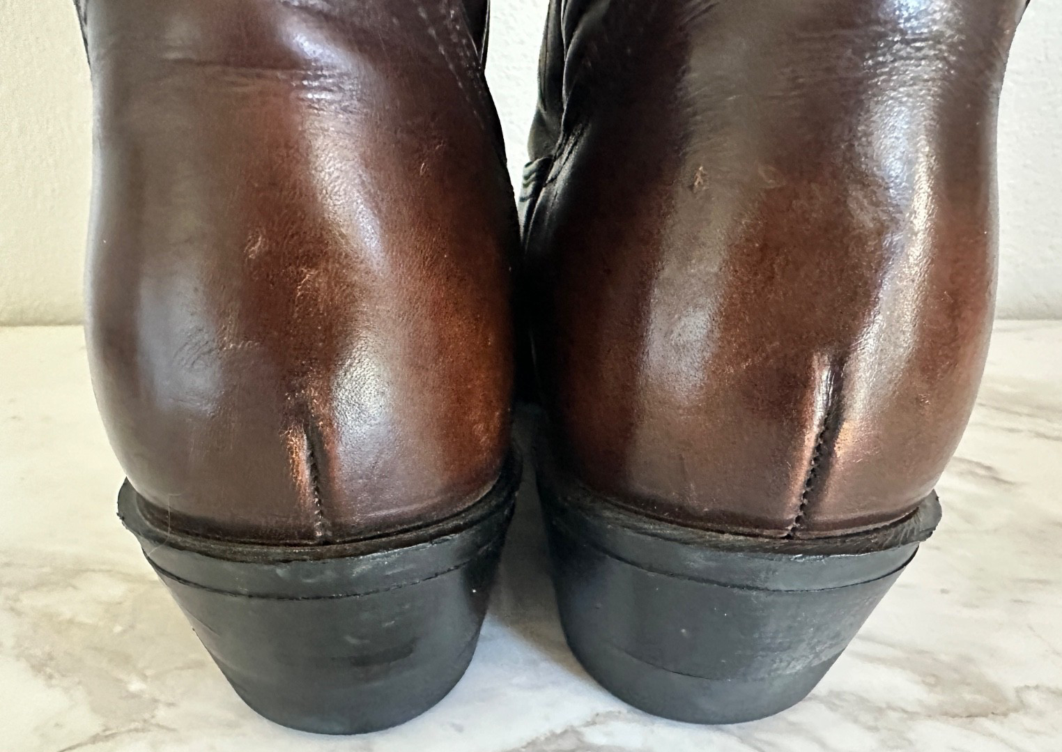Red Wing Pecos Boots Men’s Size 10 D Brown Leather Western Pull On 9801 Cowboy