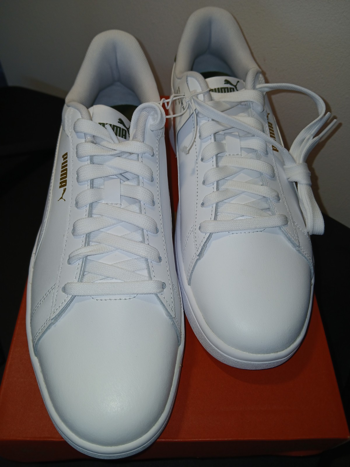 NEW w/BOX! PUMA ACE COURT SNEAKERS ~~ MEN’S SZ US 10/ UK 9 * * FREE SHIPPING