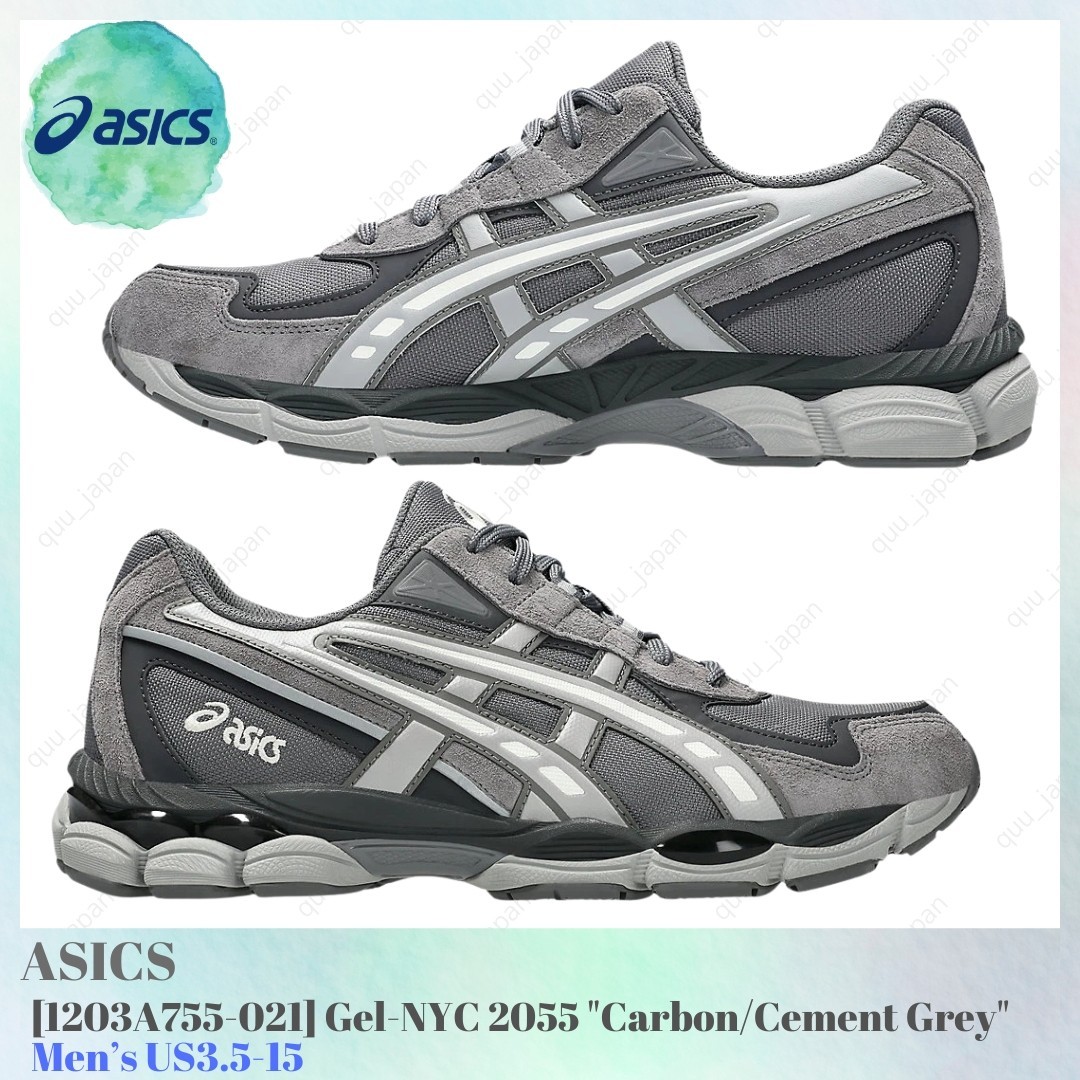 Asics Gel-NYC 2055 Carbon Cement Grey 1203A755-021 Men’s US3.5-15 NEW