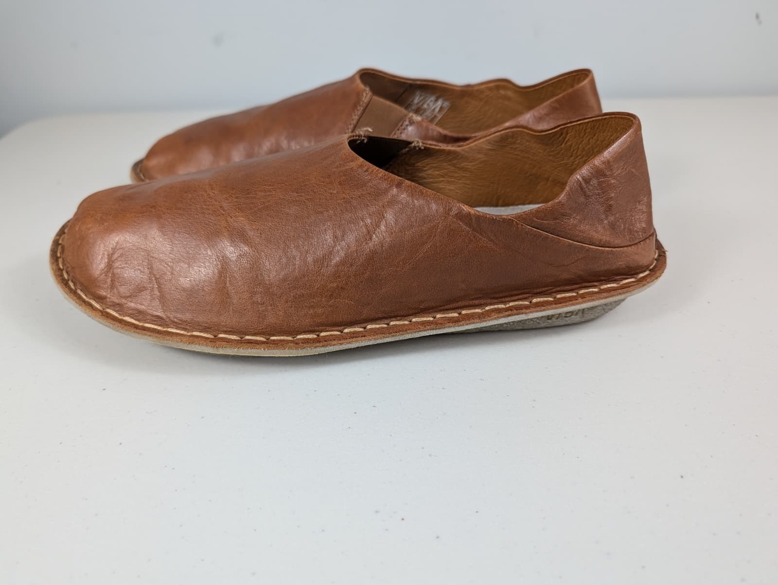 VIBAe Zuma brown leather shoes unisex W12 M9