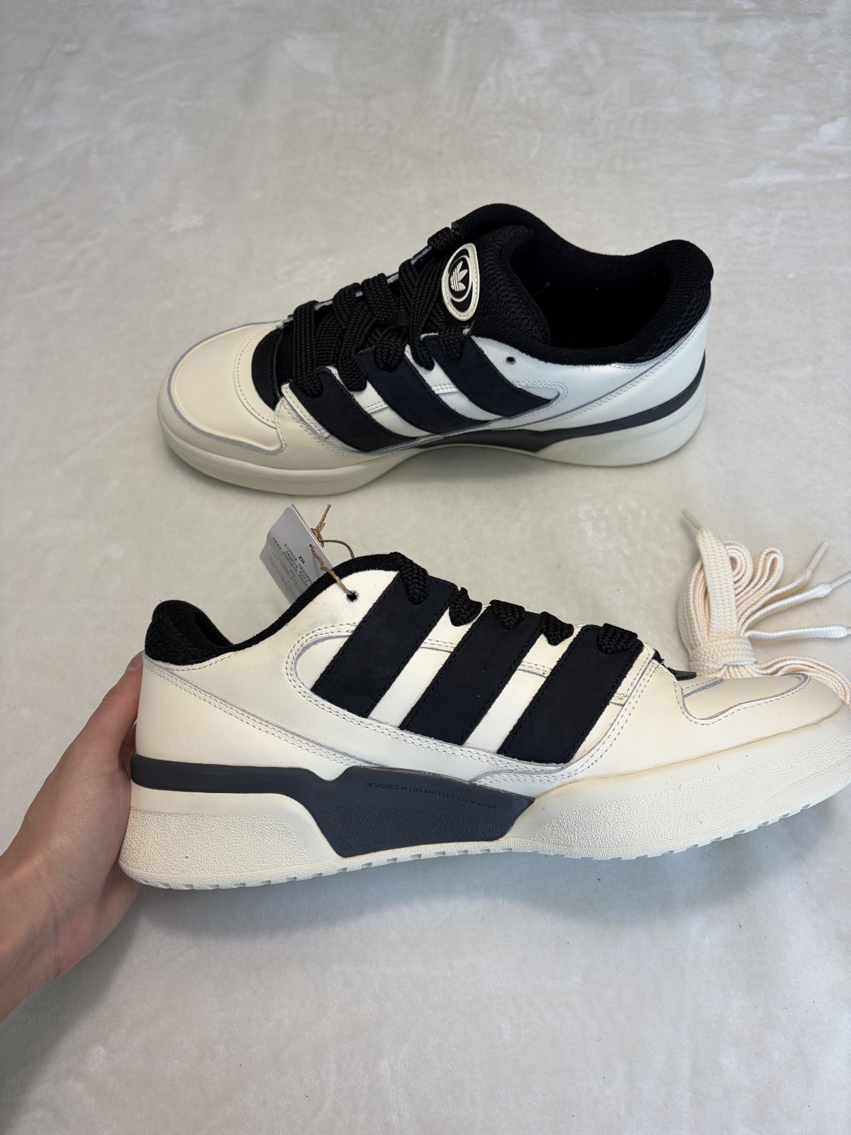 Adidas Forum2000 Off White Black Jq5241 Unisex – Mens Size 10.5/Womens Size 11.5