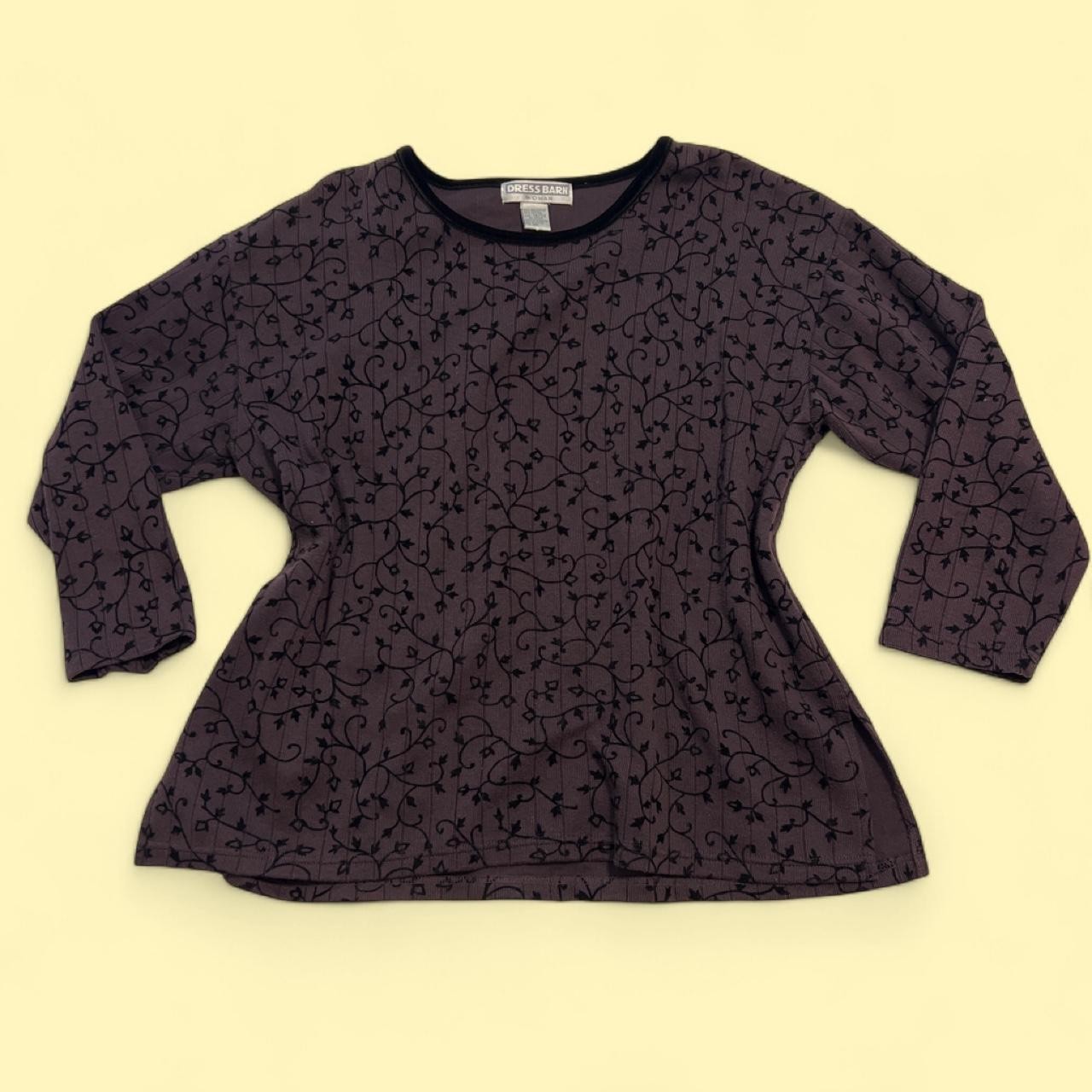 American Vintage Women’s Brown and Black Blous
