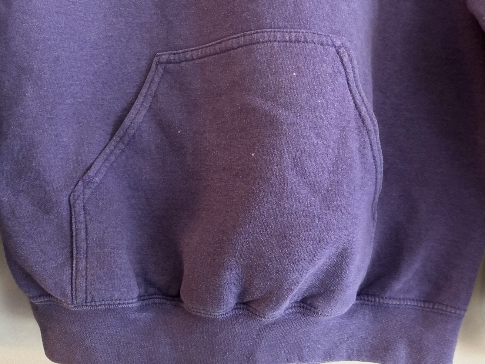 Gildan Women’s Glitter Madison Wisconsin Cotton Polyester Blend Hoodie Purple S