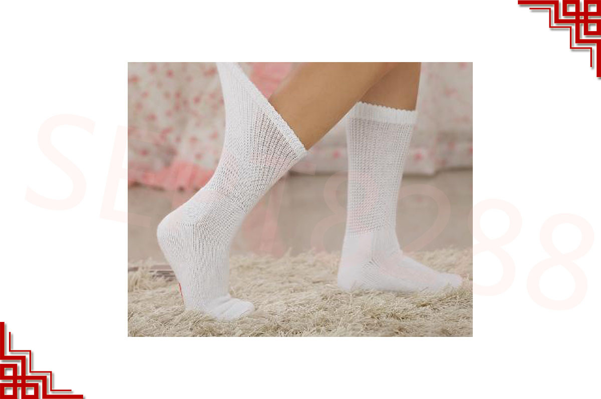 Mens 3,6,12 Pairs Diabetic ANKLE QUARTER Circulatory Socks Health Cotton Color