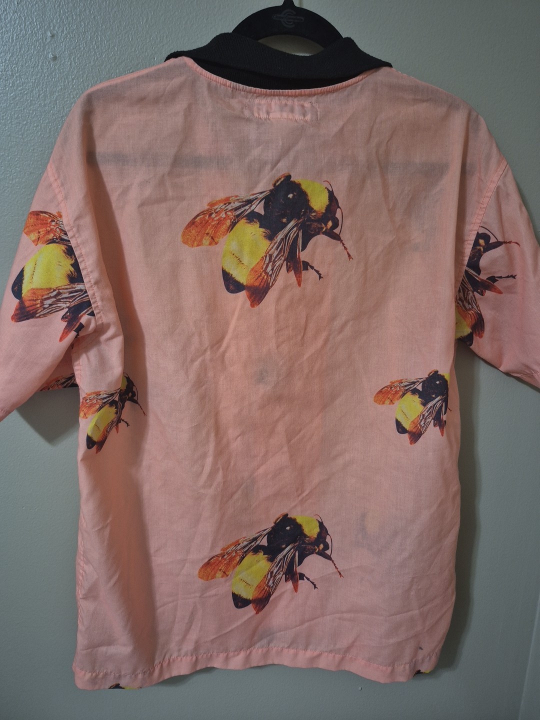 Golf Wang Bumble Bee Short Sleeve Button Up Shirt Tyler The Creator Mens Medium