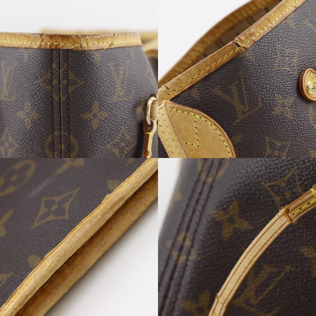 LOUIS VUITTON Neverfull MM Tote Bag M41177 Brown Monogram canvas Women