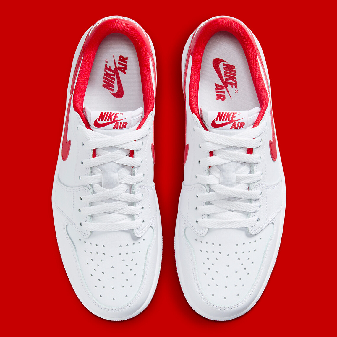 Nike Air Jordan 1 Retro Low OG 2023 White University Red CZ0790-161 Men’s