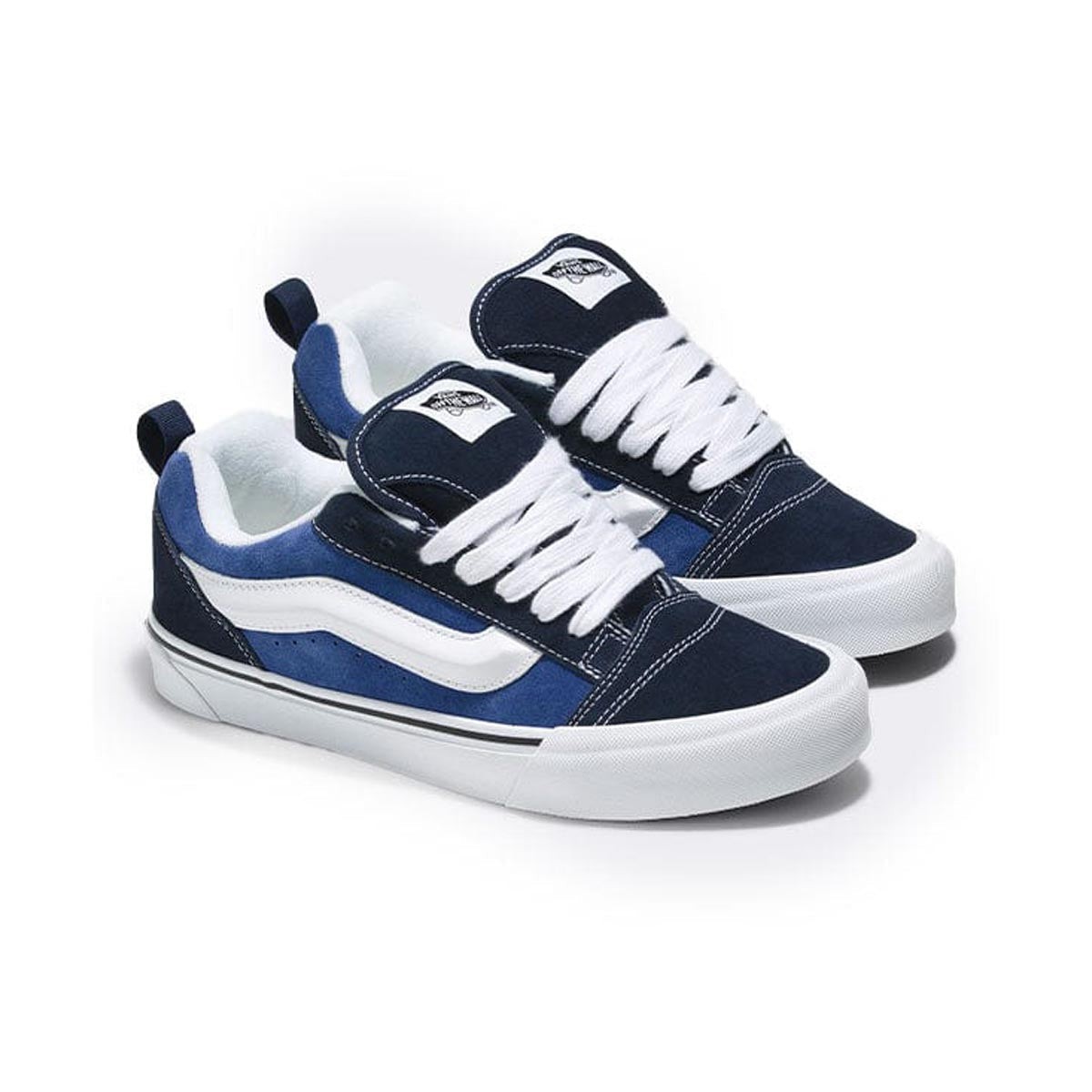 Vans Knu Skool Skate Shoes Navy/True White VN0009QCNWD Size Mens 10 /Womens 11.5