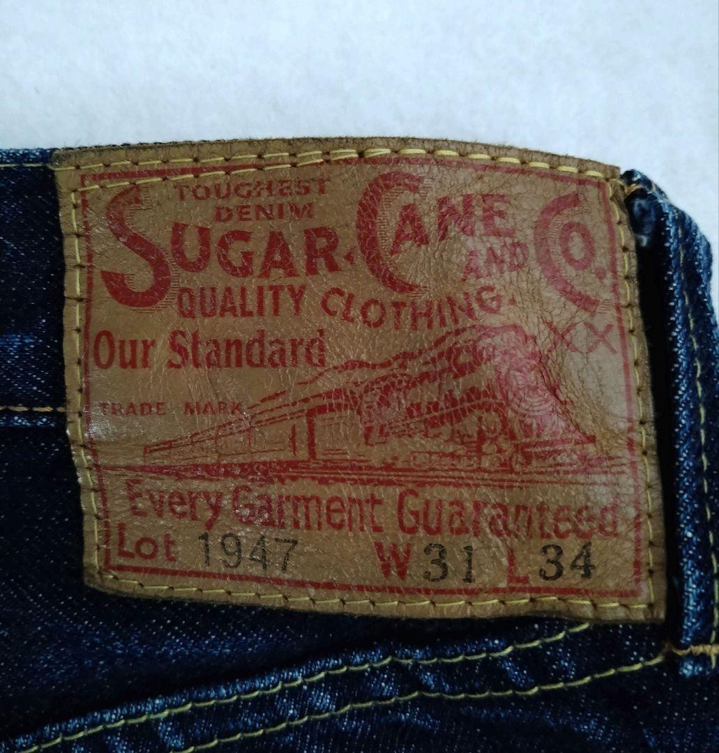 Sugar Cane 1947 Model Straight Jeans SC41947 W31 L34 Vintage Style F/S