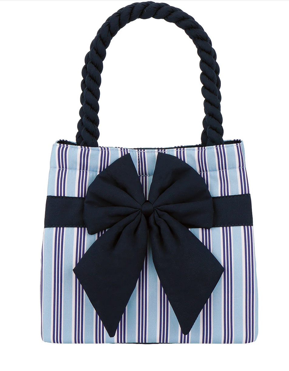 NaRaYa NB-100N Bow Handbag Cotton Tote Bag Made in Thailand
