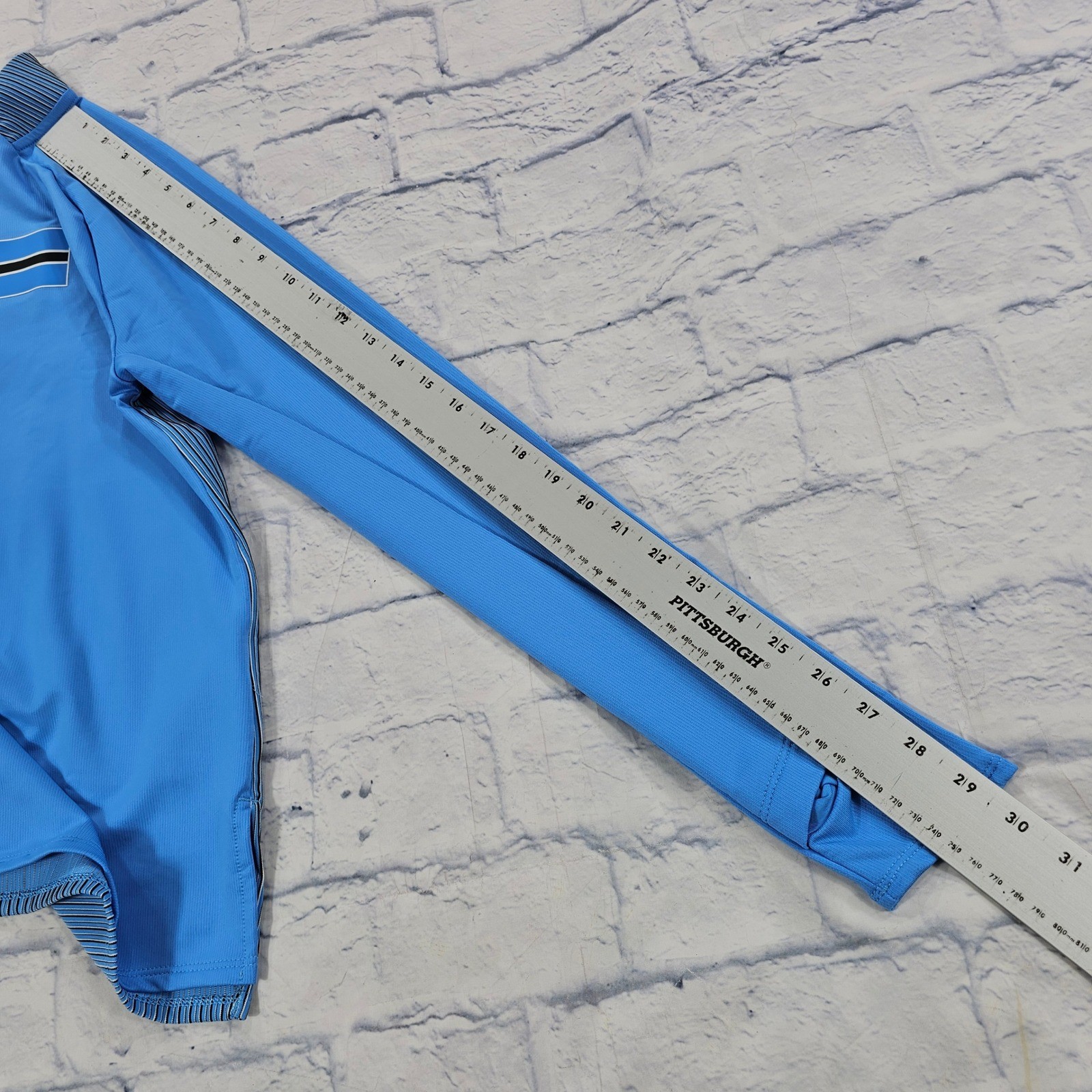 Nike Elite Botswana 1/4 Zip Training Drill Top Mens S Blue Running Pullover