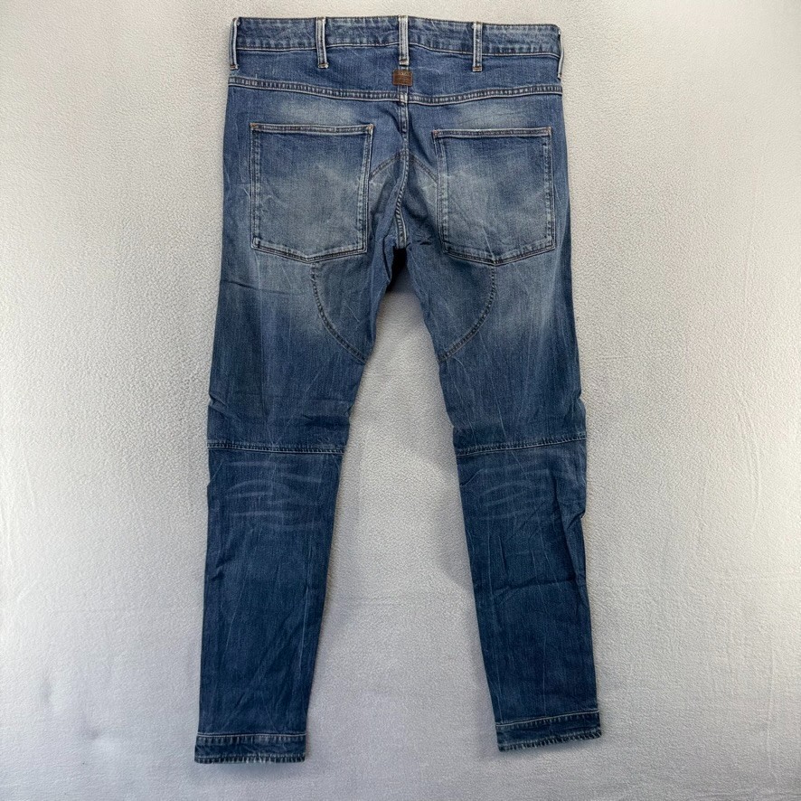 G Star Raw Jeans Men’s 32×34 Fits 32×32 Blue 5620 3D Slim Dark Wash Vintage y2k