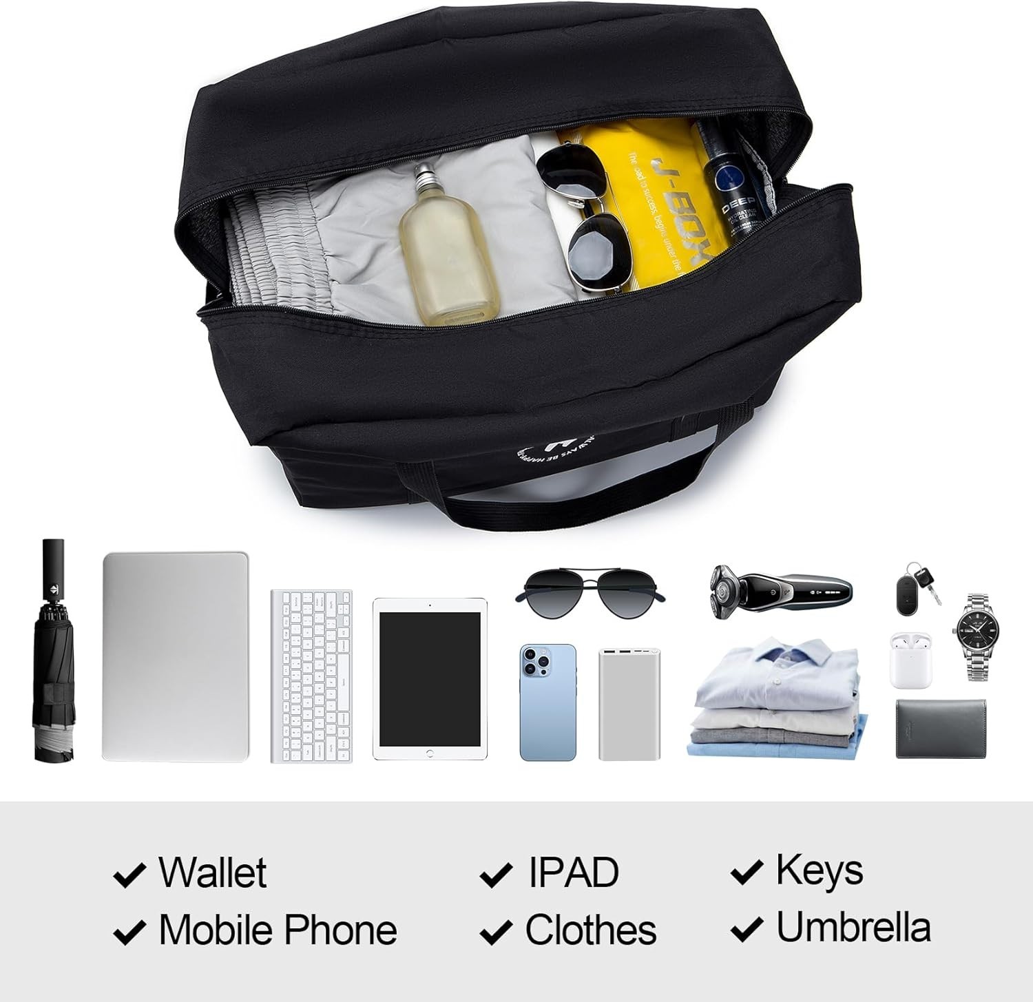 Travel Duffel Storage Practical Waist Gym Bag Pocket Belt Organizer Pouch Pack