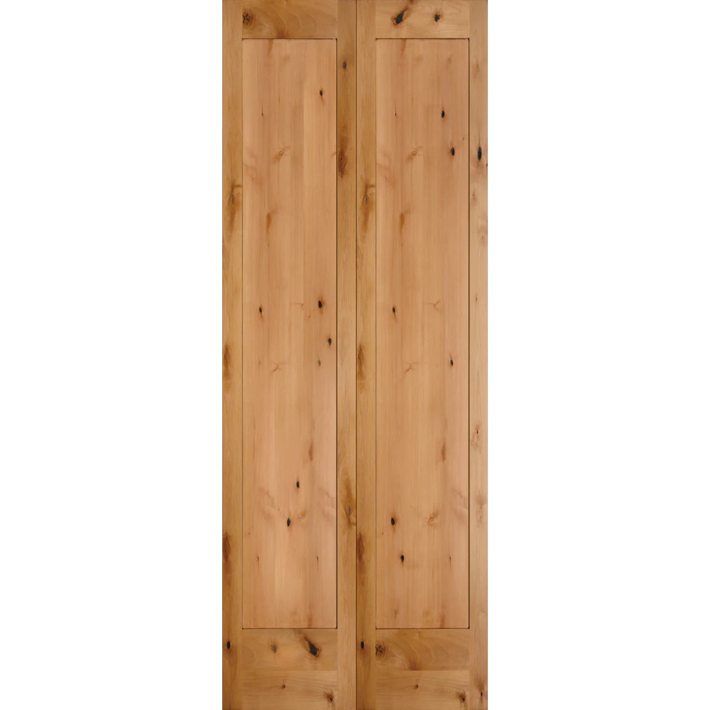 CODEL Doors 30-in x 80-in Alder/Unfinished 1-panel Smooth Solid core Unfin|26842