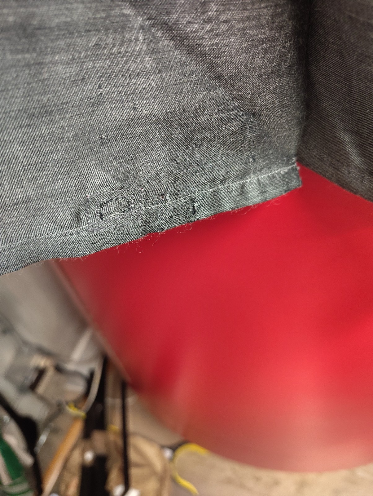 Rare Sulka Shirt Mens L Flawed, Silver Titanium, Silk/Cashmere