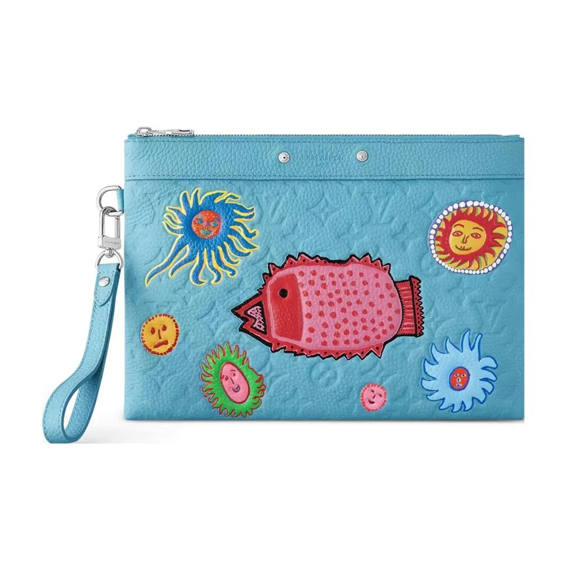 LOUIS VUITTON x Yayoi Kusama Pochette To-Go Clutch Bag Men’s 11.6×1.1×8.6 in