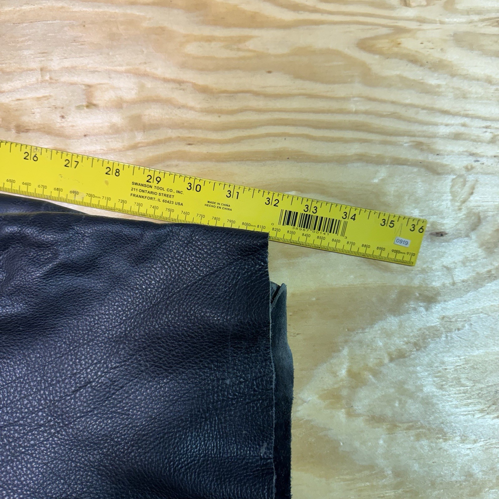 VTG USA Bikers Dream Apparel Black Leather Lined Pants Pre-owned Size 48 Mens