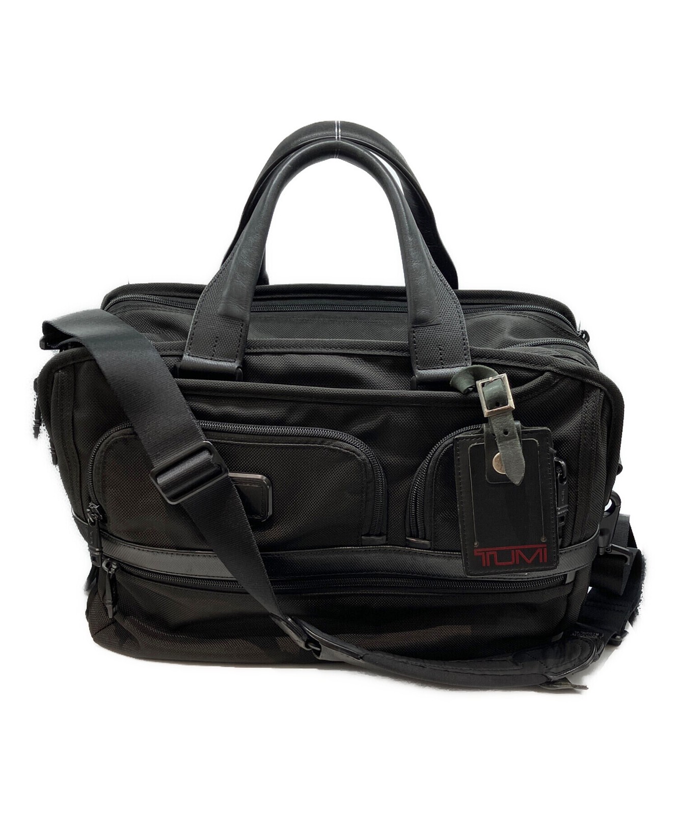 TUMI Briefcase 26141D2 Black Nylon Authentic From Japan