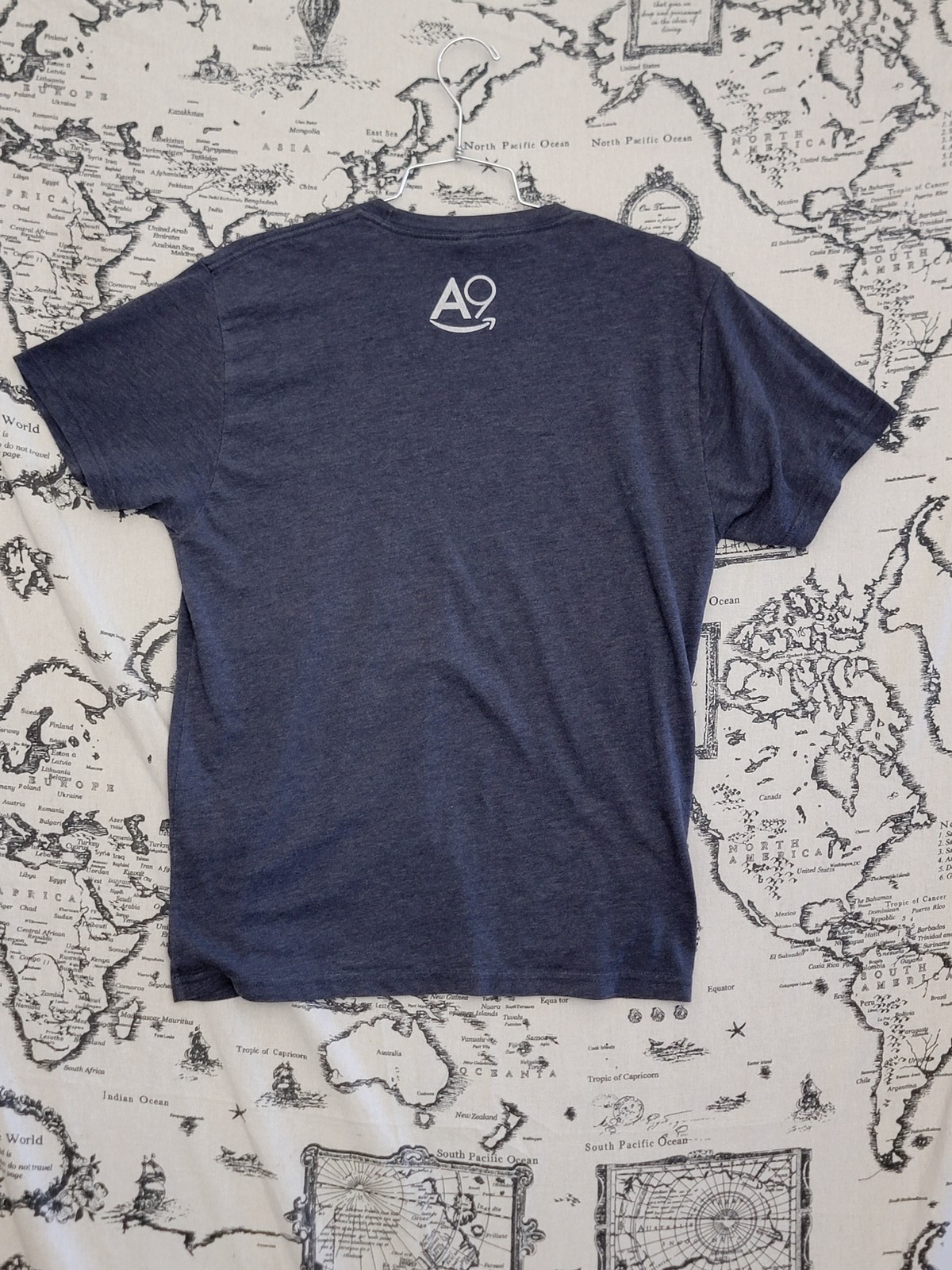 Next Level Apparel Men’s Graphic T-Shirt – Blue – Size M