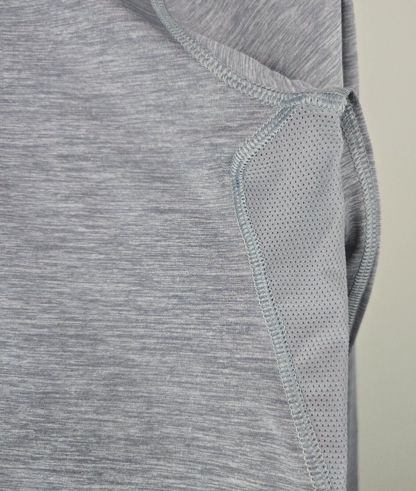 GREYSON NEW $148 Mens 1/4 Zip Medium Lightweight Wicking Brrr Fabric Golf Wolf