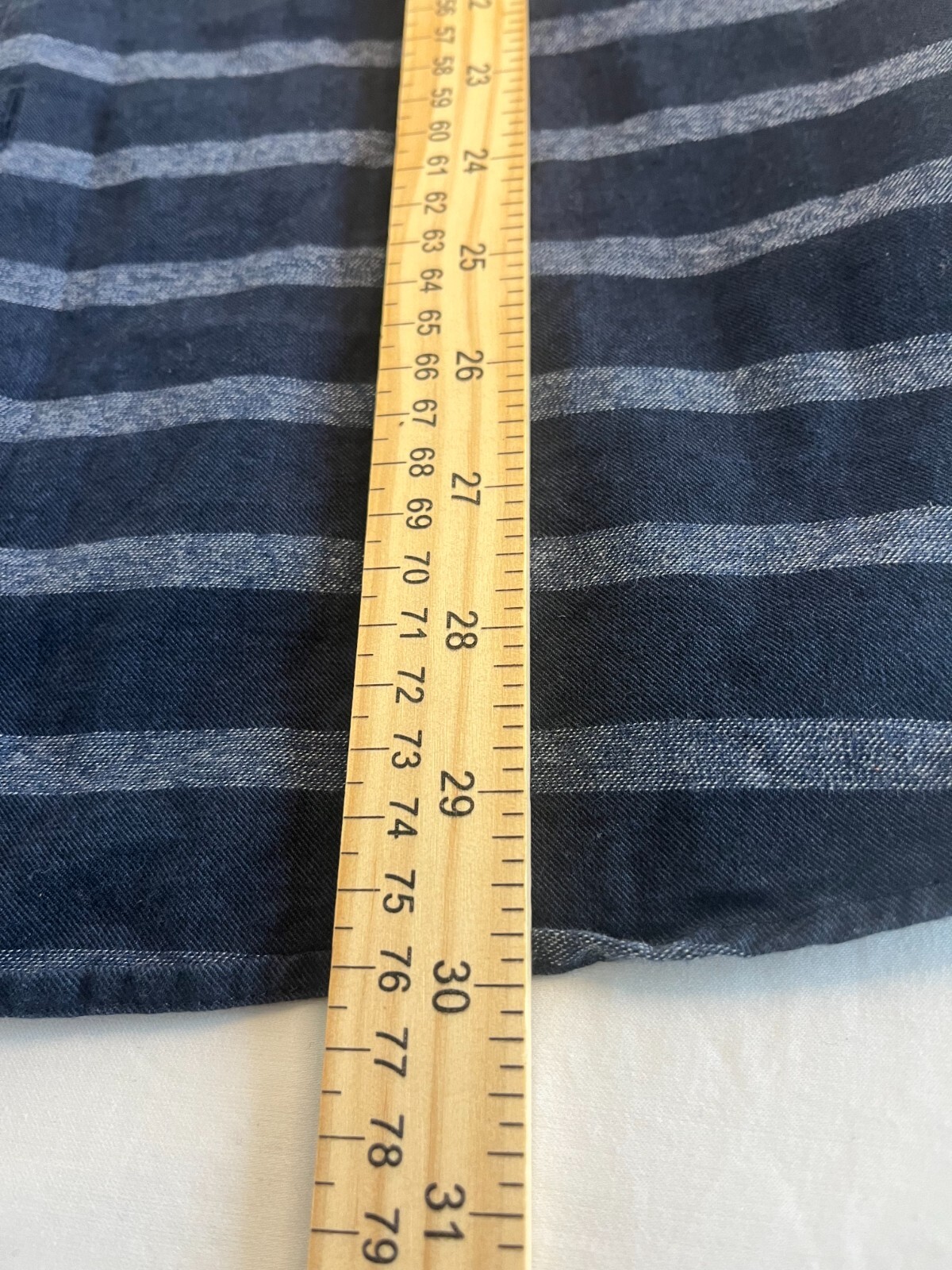 Strellson Men’s Large Slim Fit Gray Stripe Button Down Shirt Smart Casual Euro