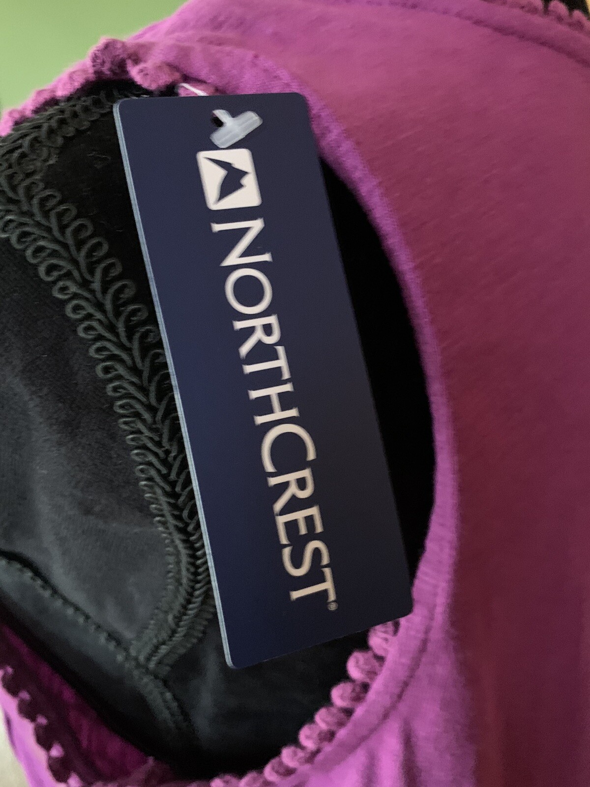 Northcrest Womens Shirt Size Small Spring Violet Purple Tank Sleeveless Top