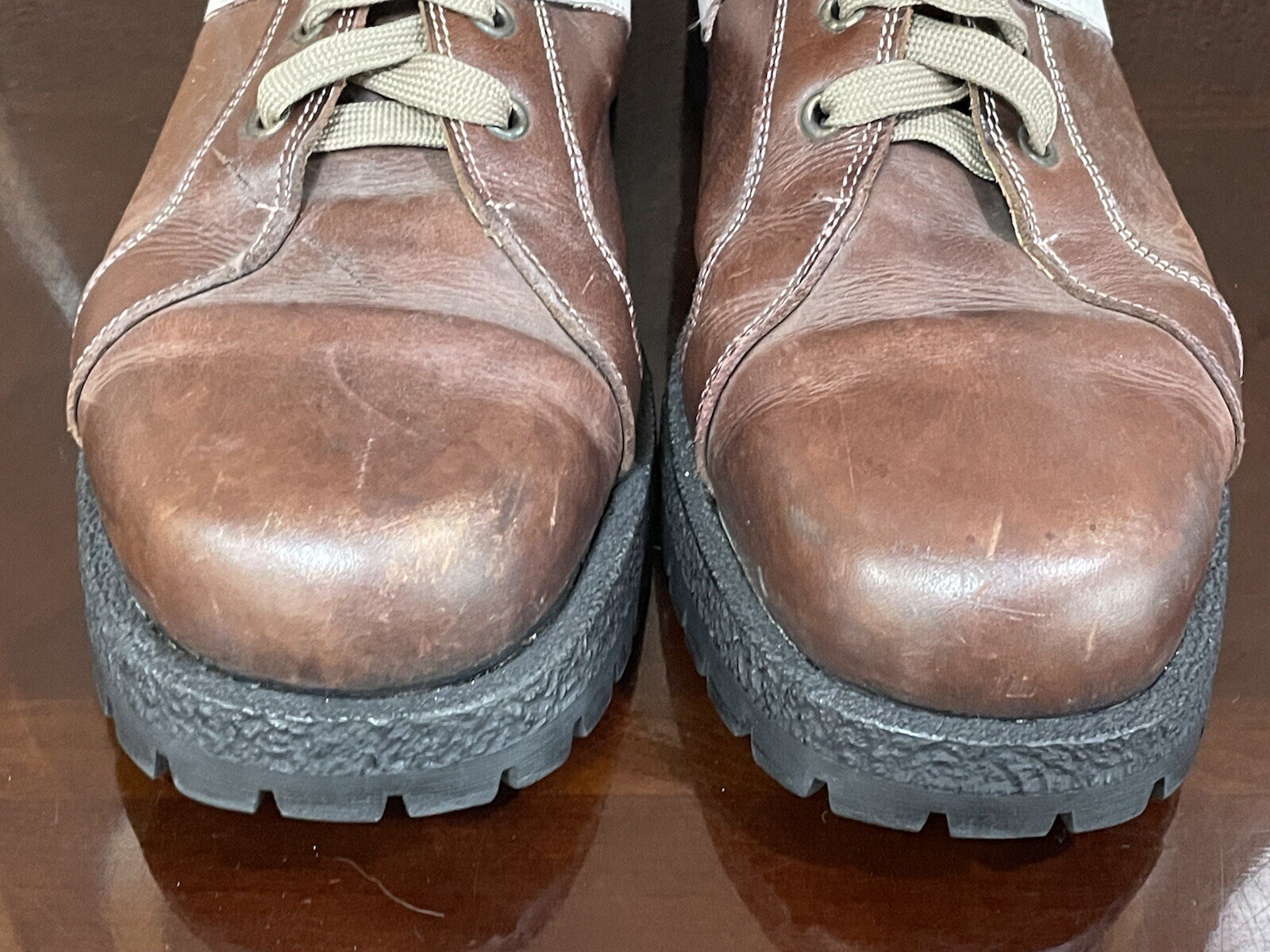 Cesare Paciotti Heroes Lace Up Leather Work Boots Mens Size 9 #A52