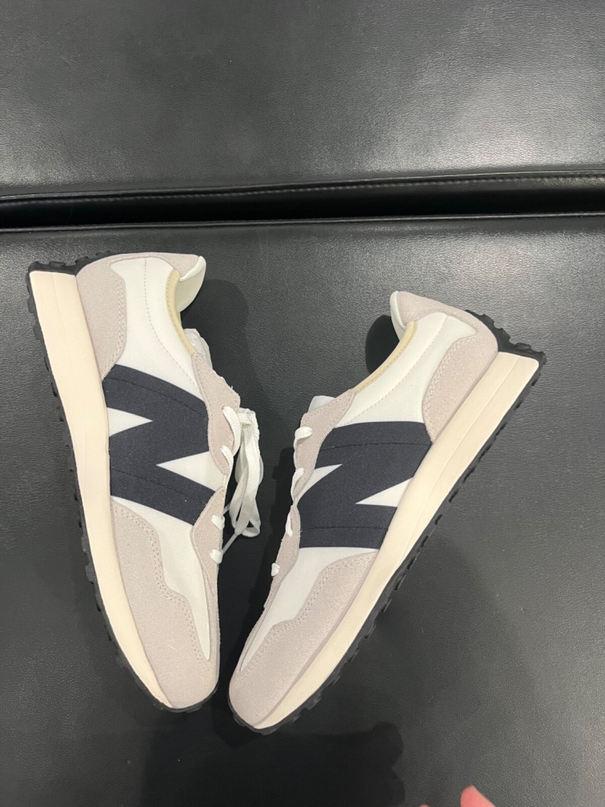 New Balance 327 big kids size GS327FE casual shoes silver birch/black can fit