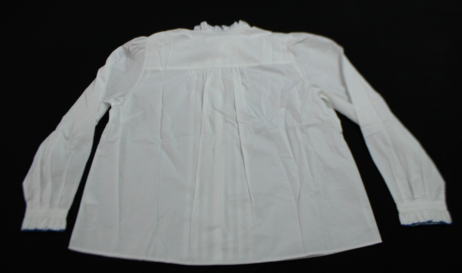 Boden Women’s Felicity Cotton Blouse CA4 White Multi Stitch Size US:16-18 UK:20