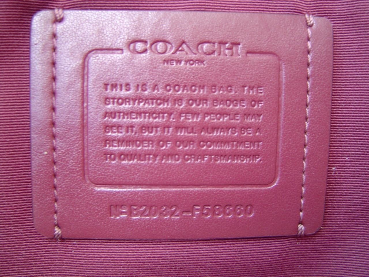 AUTHENTIC COACH SADDLE LEATHER DERBY TOTE #58660 EUC