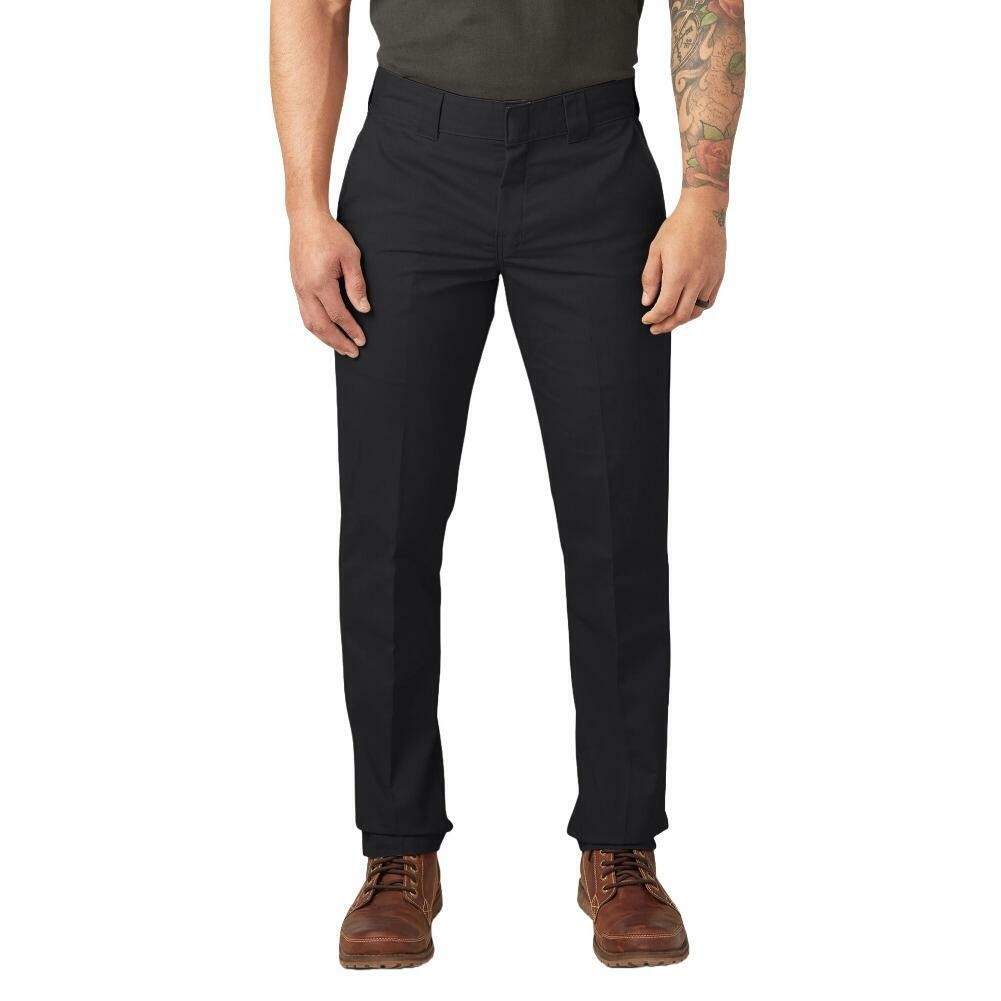 Dickies Men’s Pants Multi-Use Pocket Flex Slim Fit Tapered Leg Work Slacks A875A
