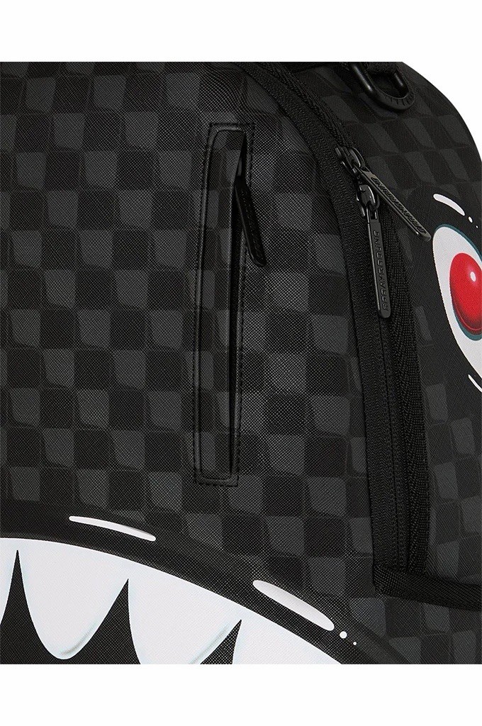 SPRAYGROUND LIMITED EDITION BACKPACK SIP BALLOON BLACK GREY SHARK RED DLXSV NEW