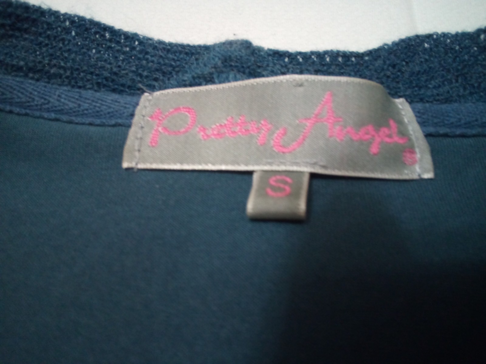 Pretty Angel Cardigan Sweater Womens S Blue Whimsigoth Dark Fairy Grunge