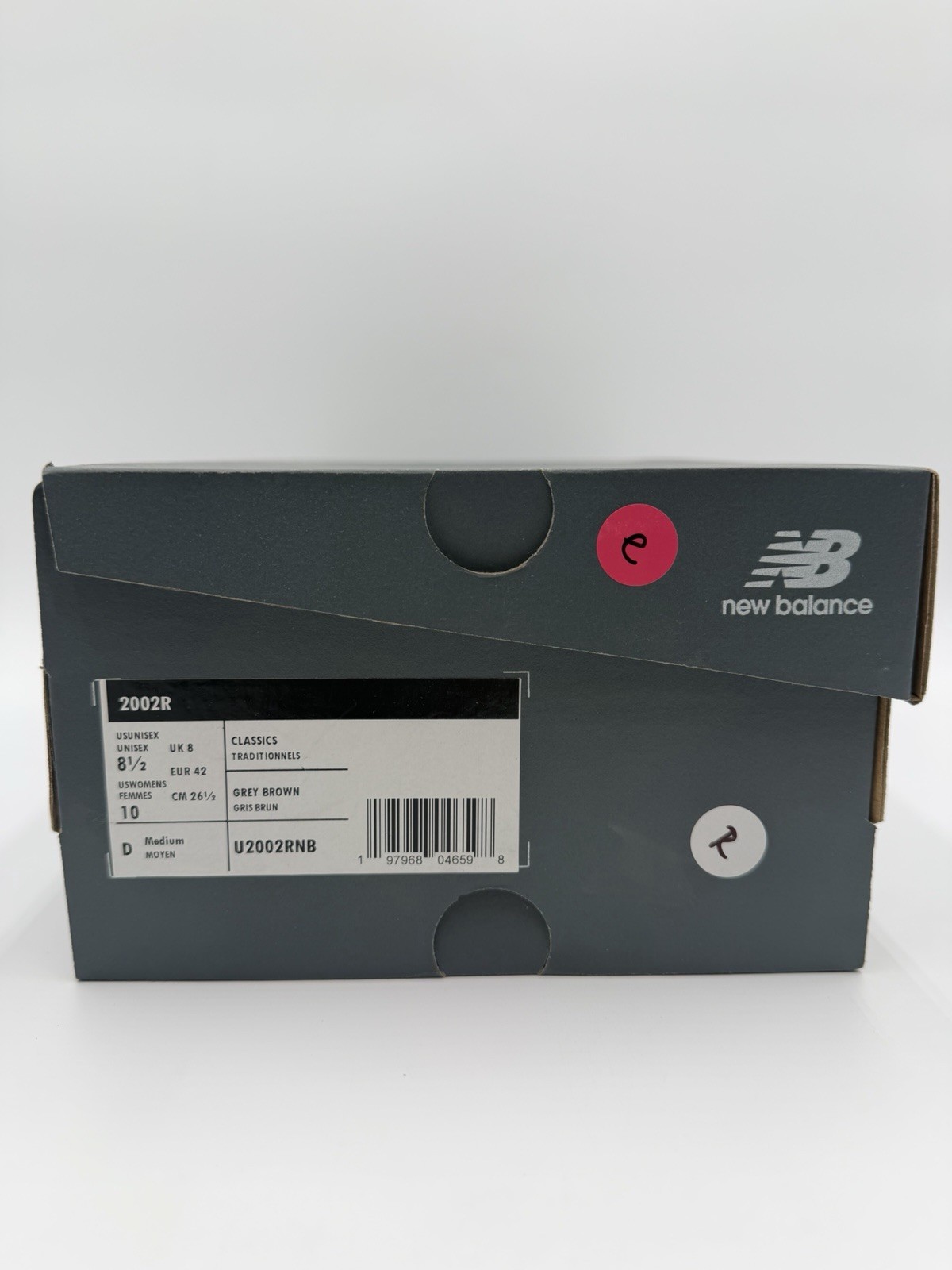 New Balance Men’s 2002R Size 8.5 Grey Brown Timberwolf |U2002RNB|