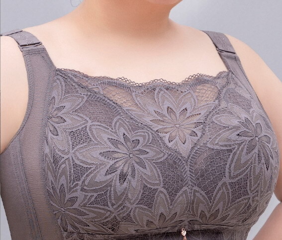 Women Bras Full coverage Floral Ultra-thin Plus size Wireless Underwear 20519