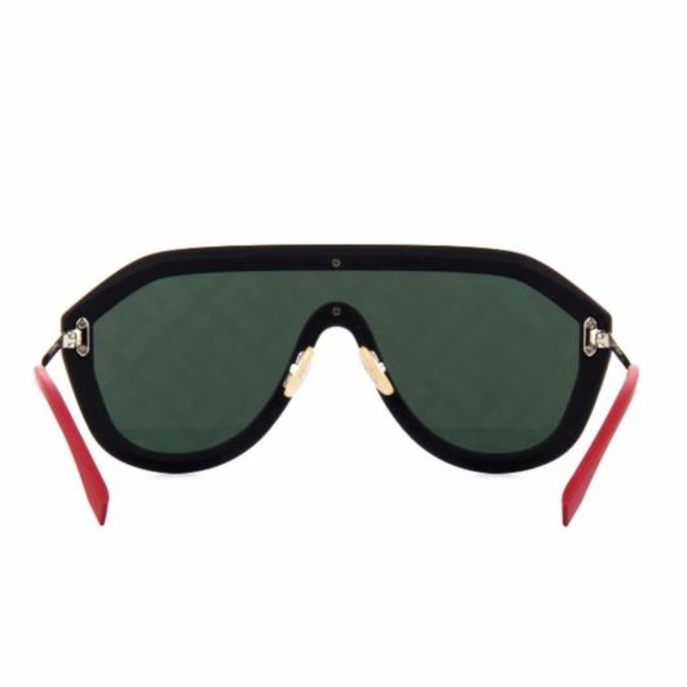 Fendi Men FF M0039/G 807 XR Shield Plastic Black Sunglasses