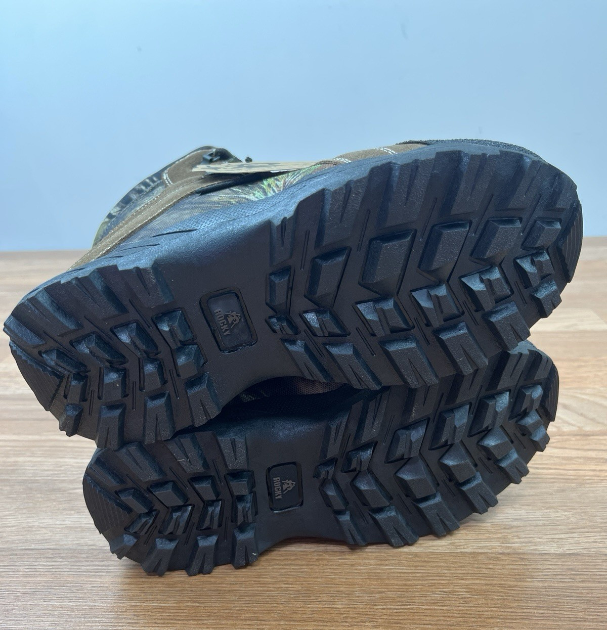Rocky Kids Hunting Waterproof Camo Boots Size 3 NEW