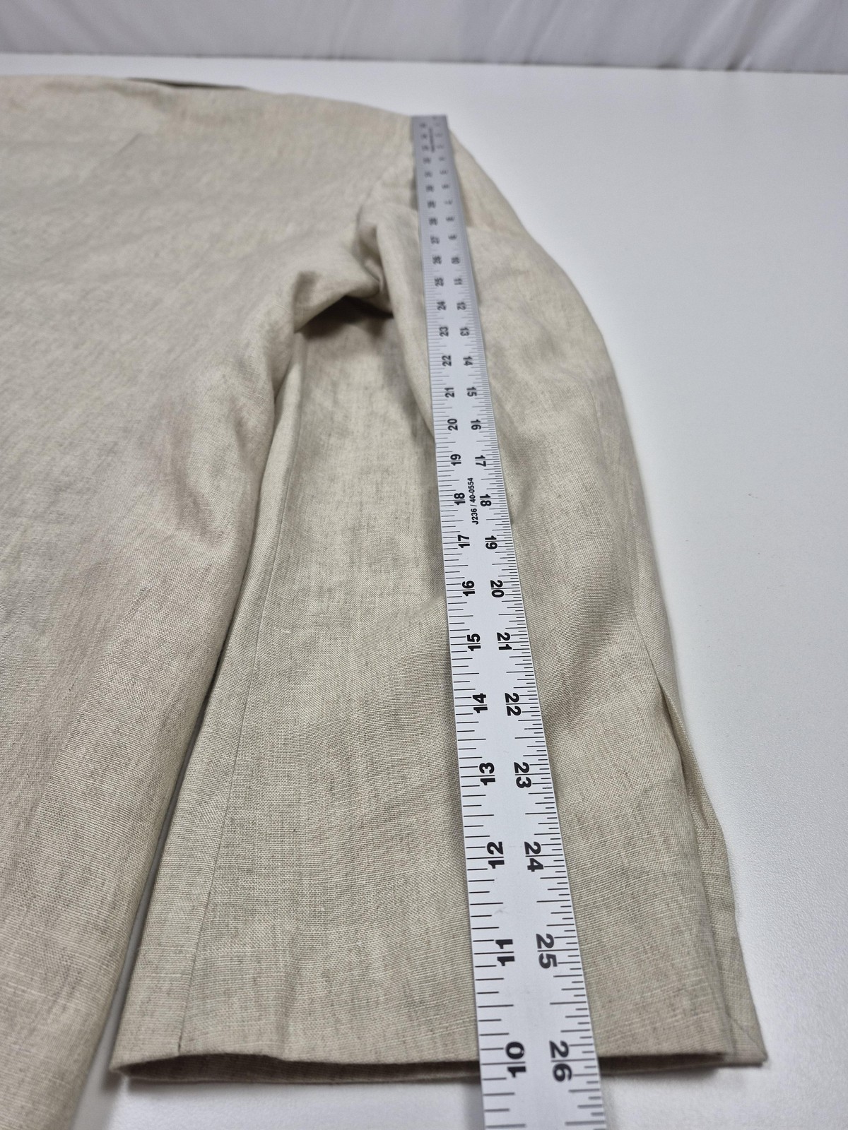 Haspel Suit Mens 44 Long Beige 100% Linen Memphis 2 Piece 38×36 Classic Fit NWT
