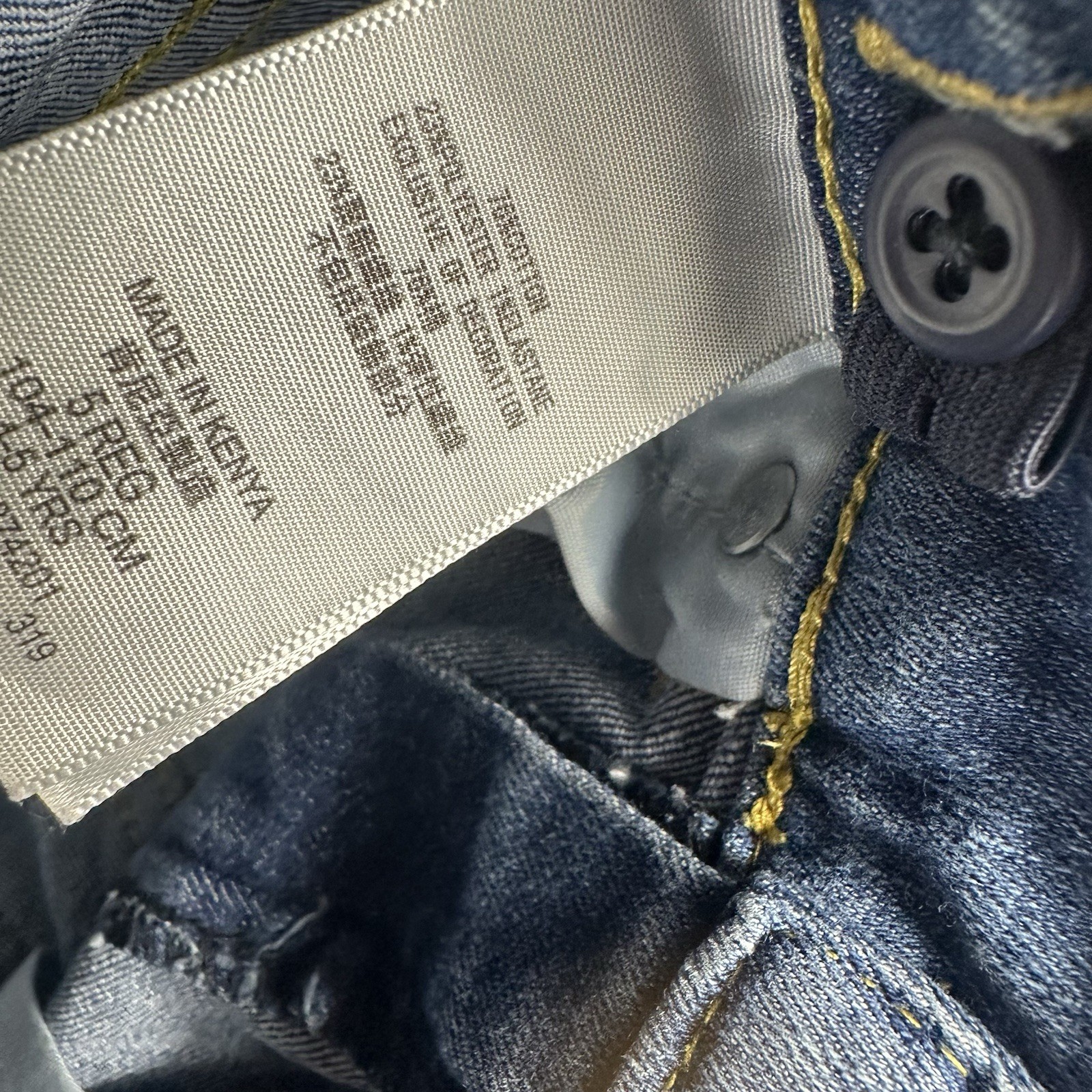 Levi’s 511 Boys Slim Fit Denim Jeans Blue 5 REG Cotton Pockets