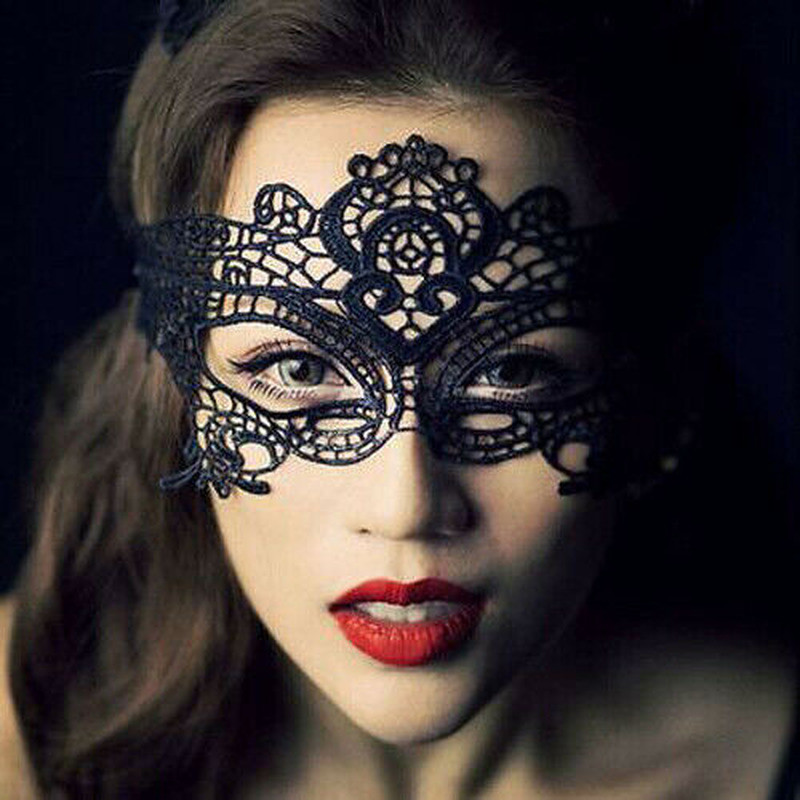 Women’s Black Lace Mask Party Ball Masquerade Fancy Dress Halloween Masks US