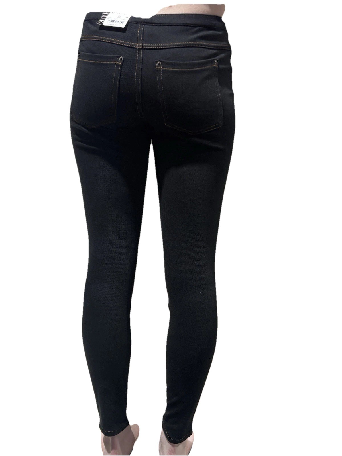 HUE Original Denim Leggings XS Black