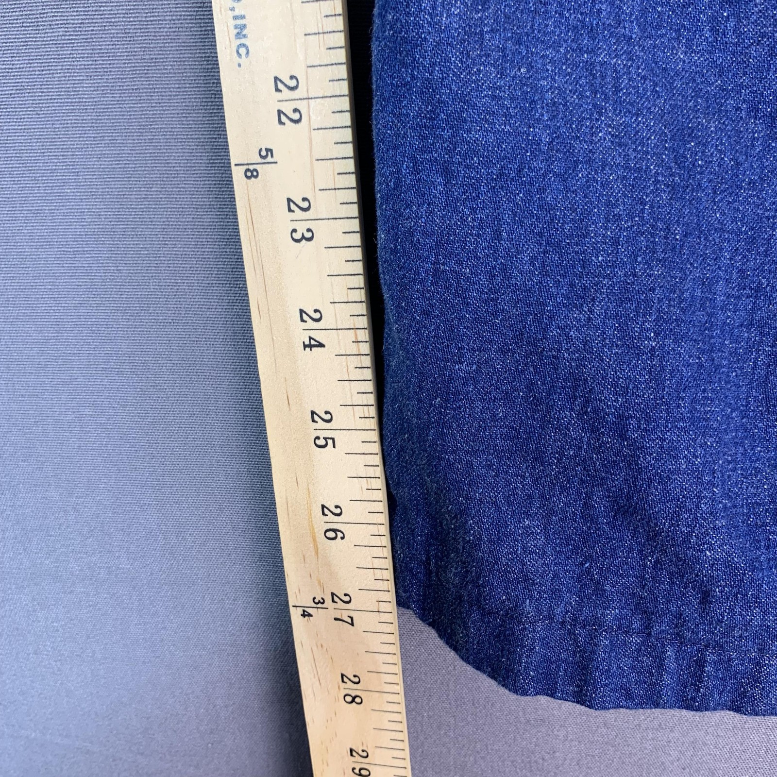 VTG Red Camel Sanforized Bib Overall Men 36×27 Blue Denim Workwear Carpenter 50s