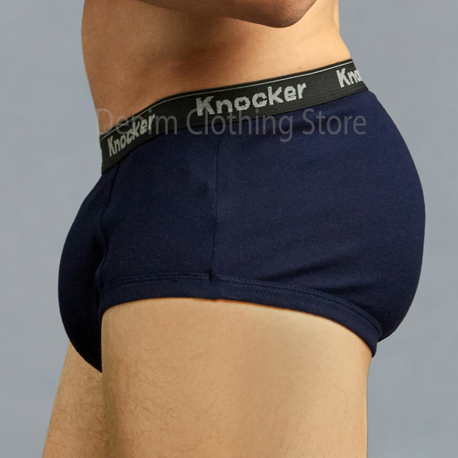 Lot 3 6 12 Pack Knocker Men’s 100% Cotton Jacquard Elastic Band Briefs Underwear