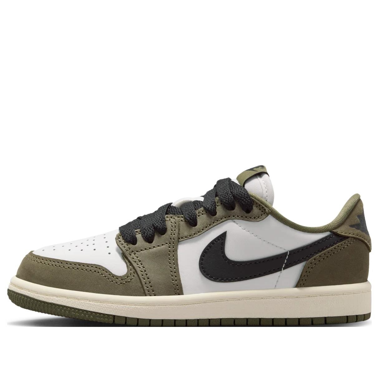 Nike Air Jordan 1 Retro Low OG Medium Olive TD HQ6997-200 & PS HQ6996-200 New