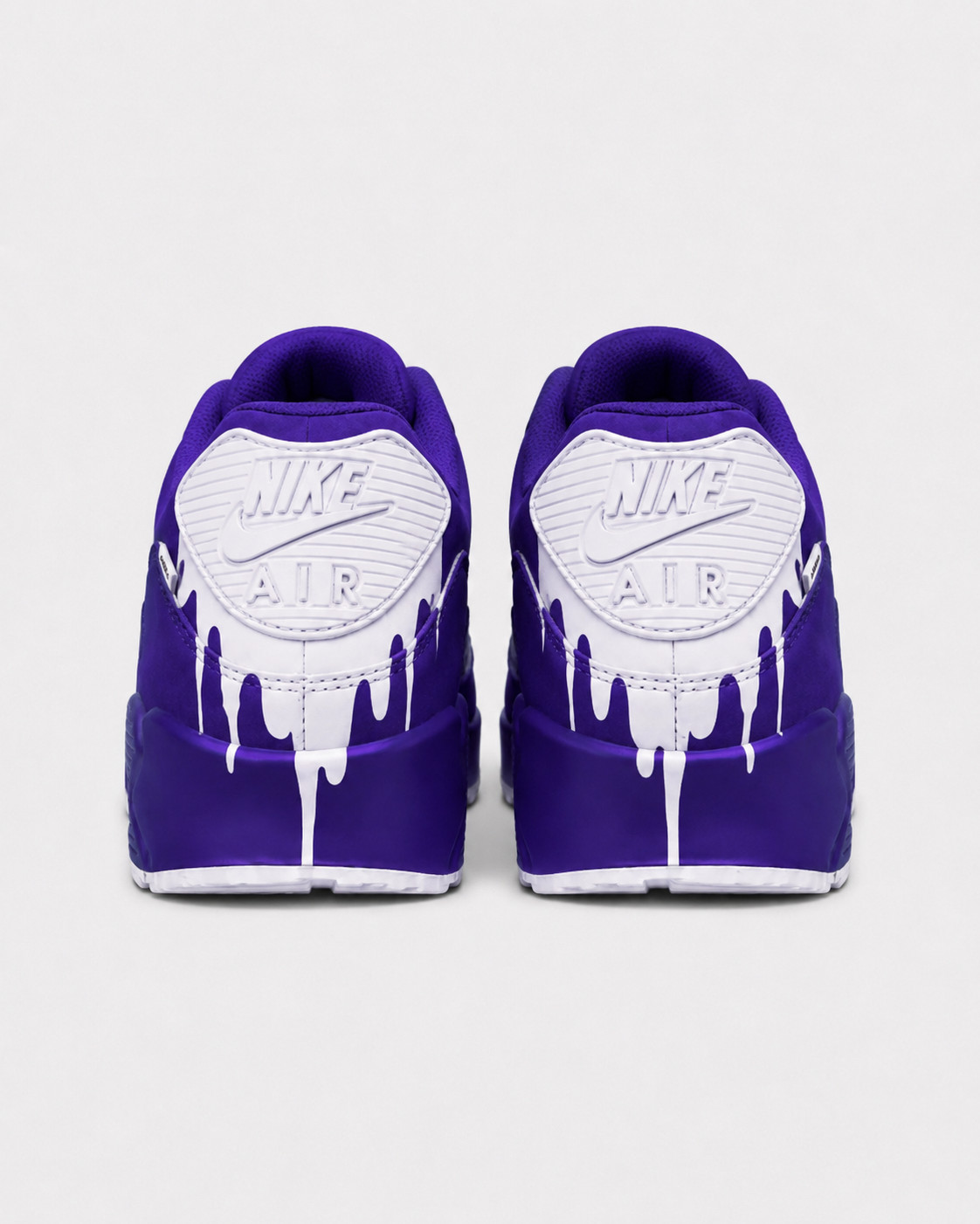 Custom Hand-Painted Nike Air Max 90 Sneakers | Personalized Artistic Shoes