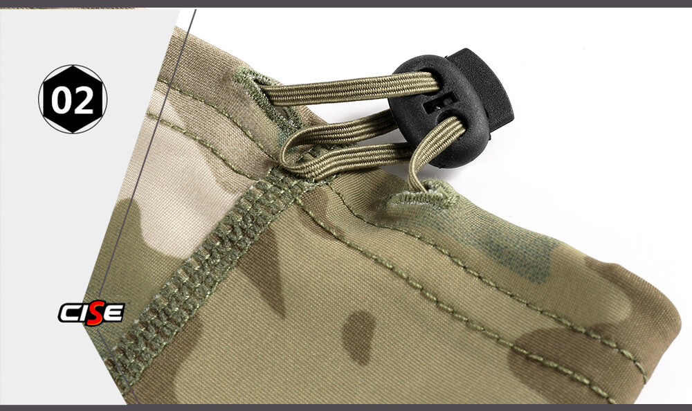 Balaclava Camo Scarf Neck Gaiter Face Mask for Men Women Outdoor UV Protection