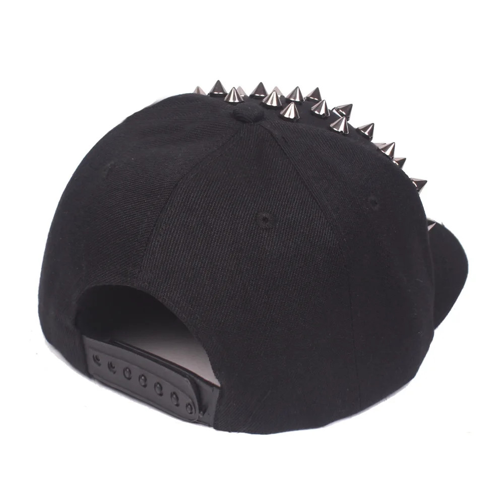 Unisex Rivet Stud Punk Baseball Cap Hip Hop Style Hat