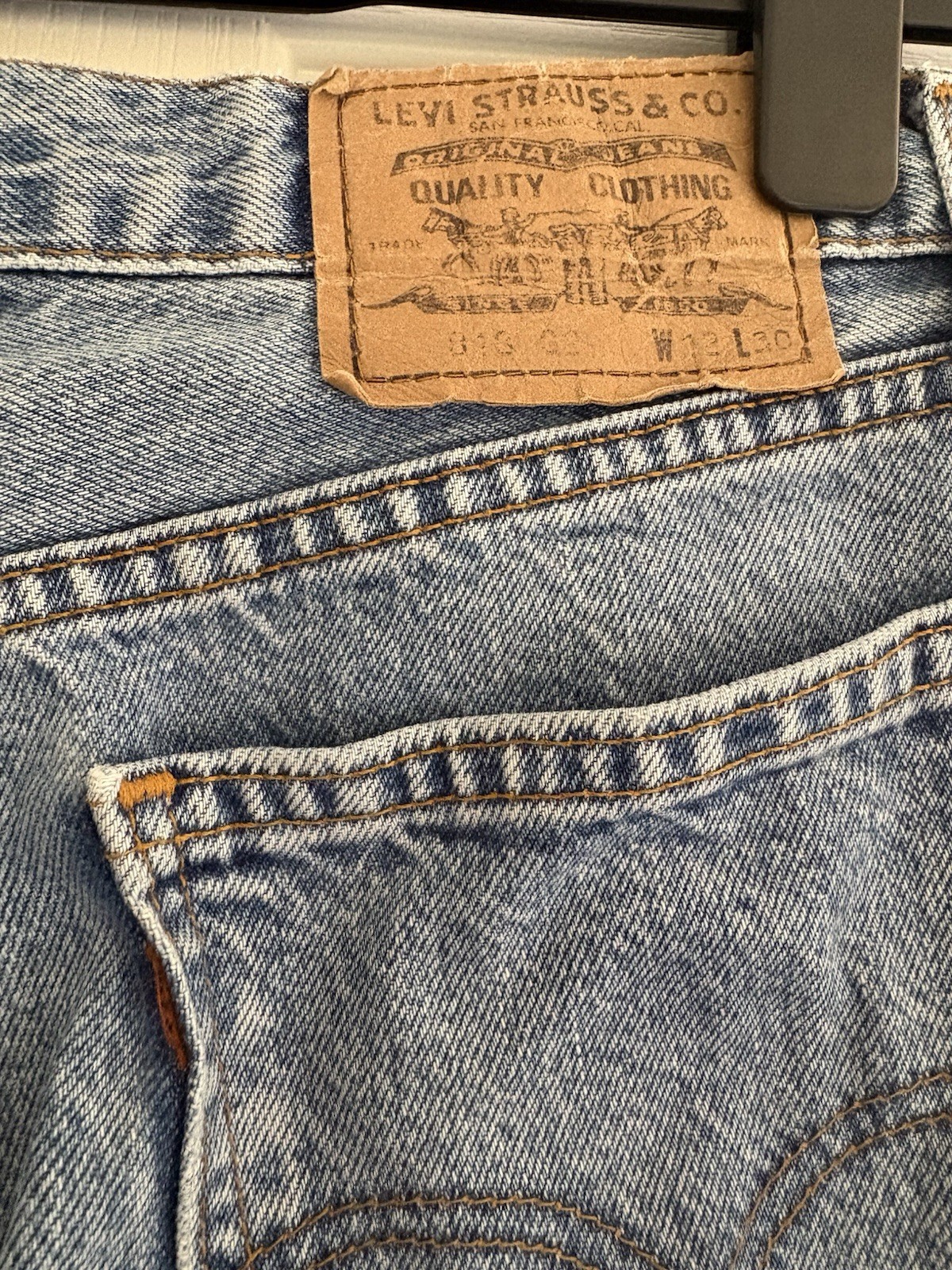 Vintage 1994 Levi’s 615 Jeans Made In UK Women’s W28 L28 Light Wash Tapered