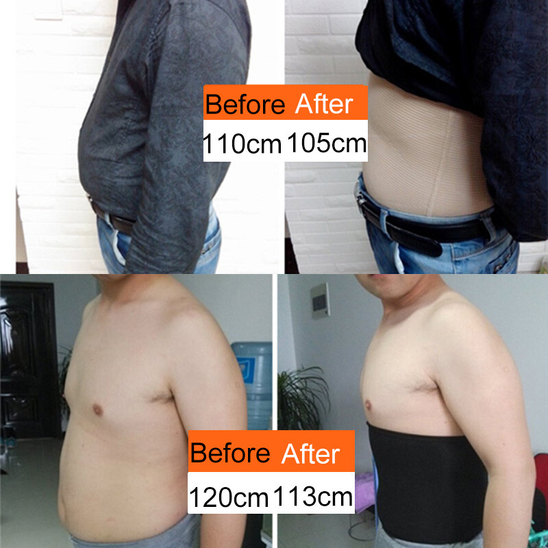 Body Shaper Belt Waist Trainer Belt for Men Fitness Fat Burning Girdle Shapewear